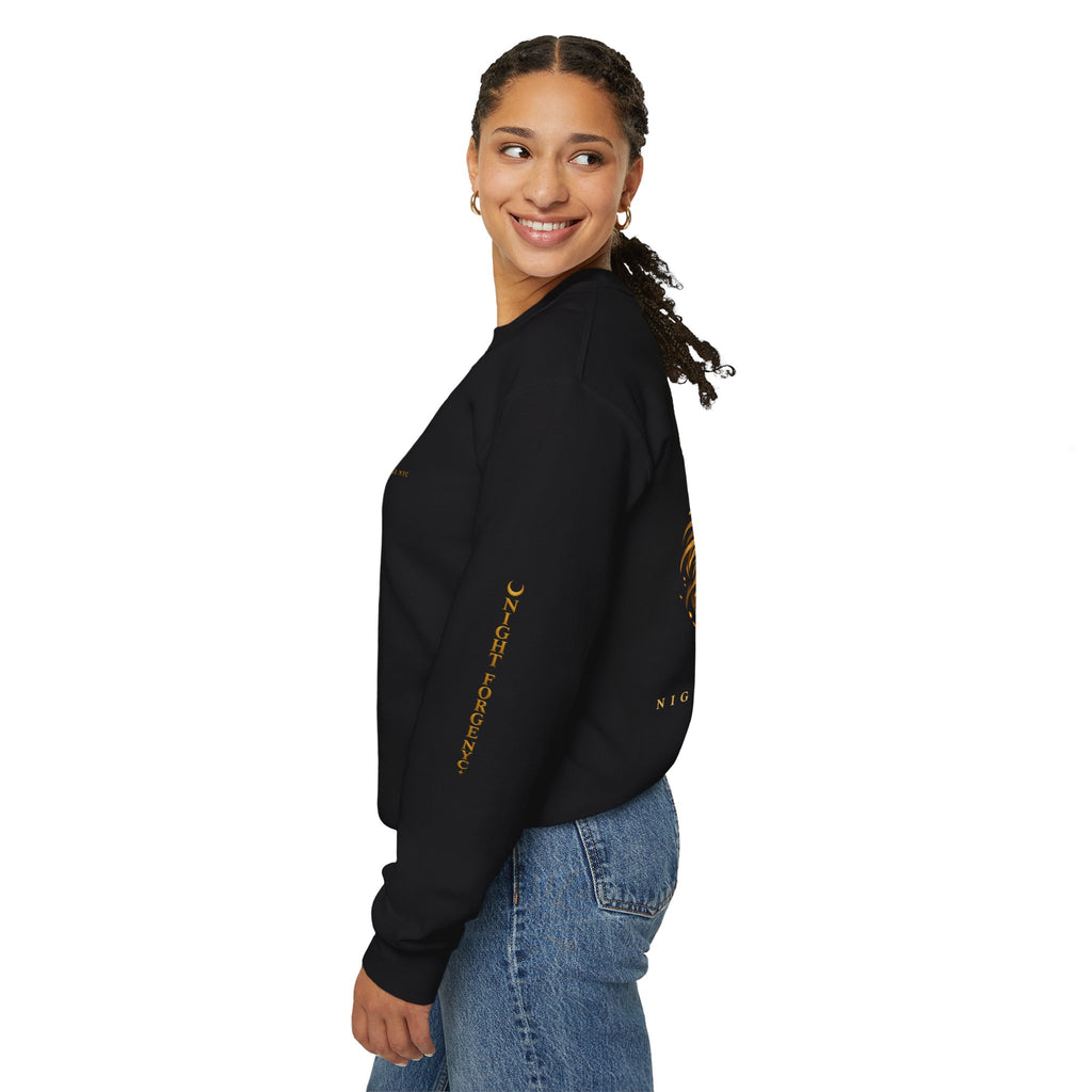 Night Forge NYC Lion Graphic Crewneck Sweatshirt