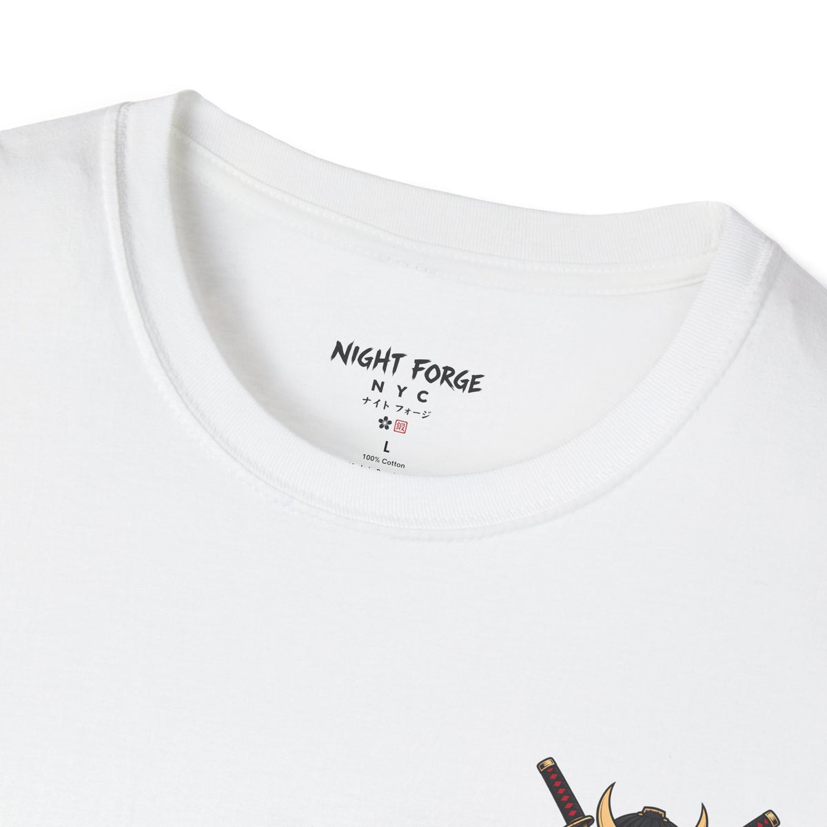 Samurai Under Cherry Blossoms Anime T-Shirt