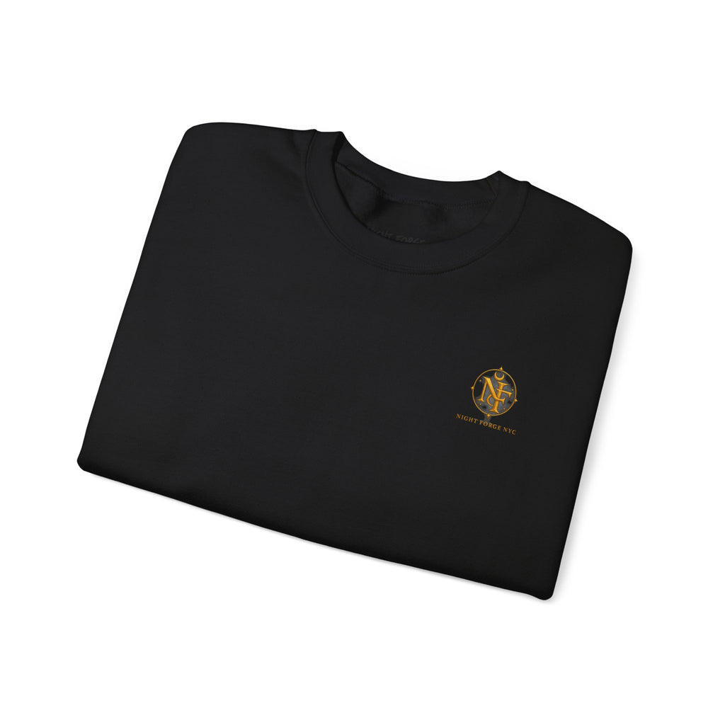 Night Force NYC Lion Graphic Crewneck Sweatshirt