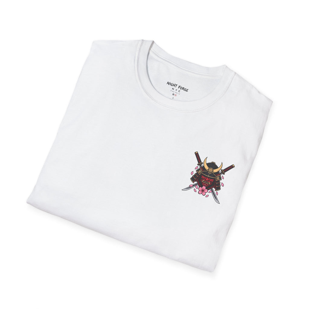 Samurai Under Cherry Blossoms Anime T-Shirt