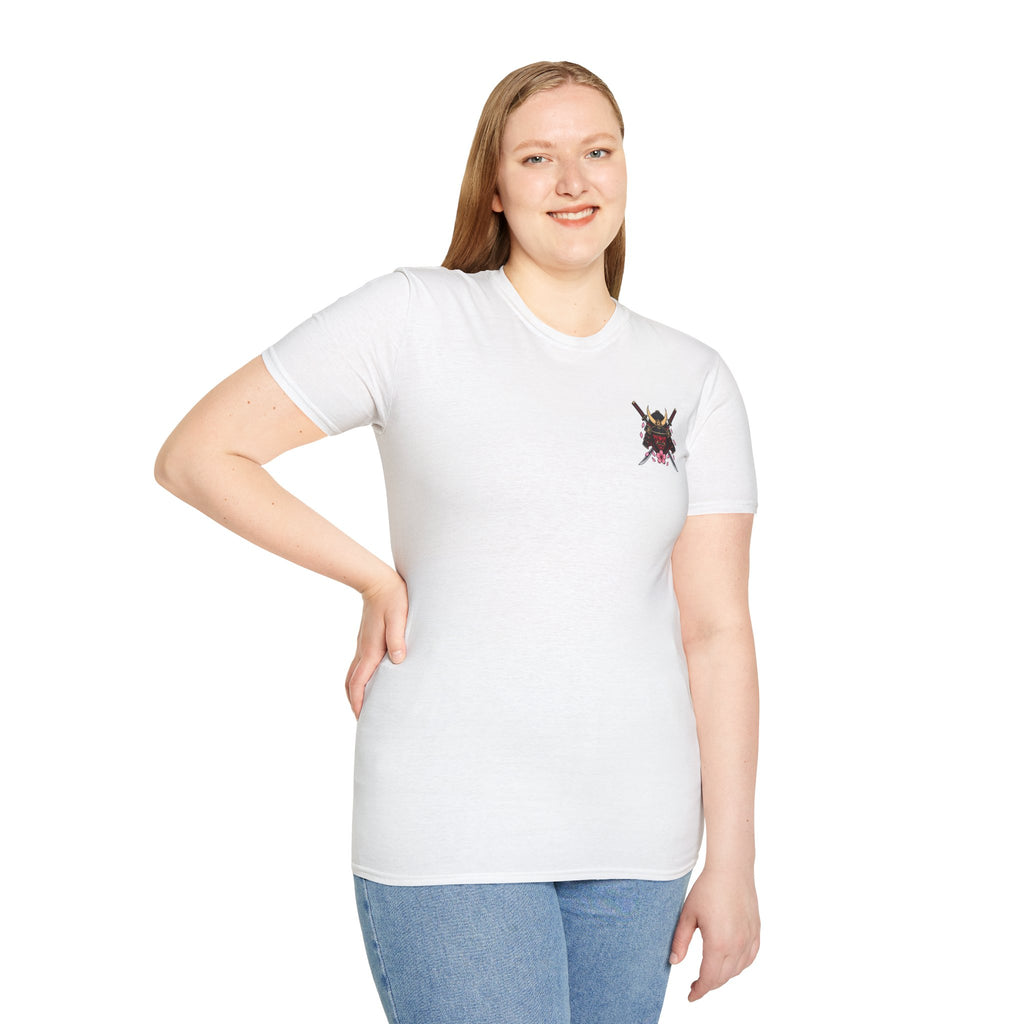 Samurai Under Cherry Blossoms Anime T-Shirt