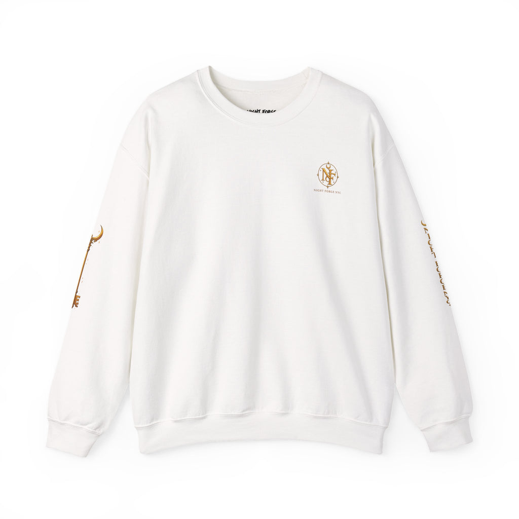 Night Force NYC Lion Graphic Crewneck Sweatshirt